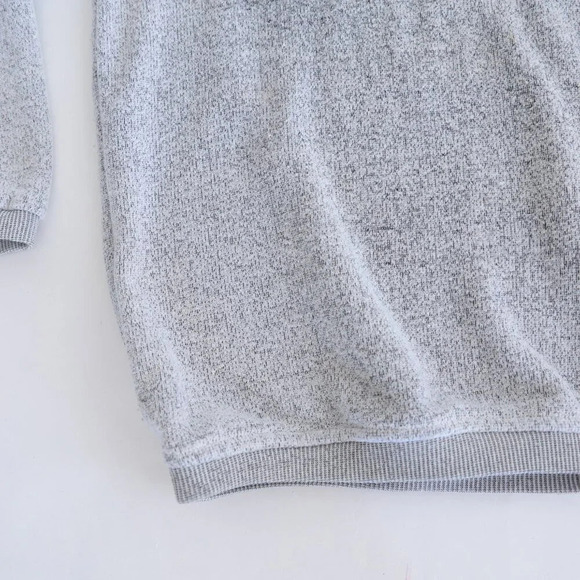 VTG 90S Gray Embroidered Great Lakes Mi Nautical  Light Towers Pull Over Sweater - Picture 6 of 9